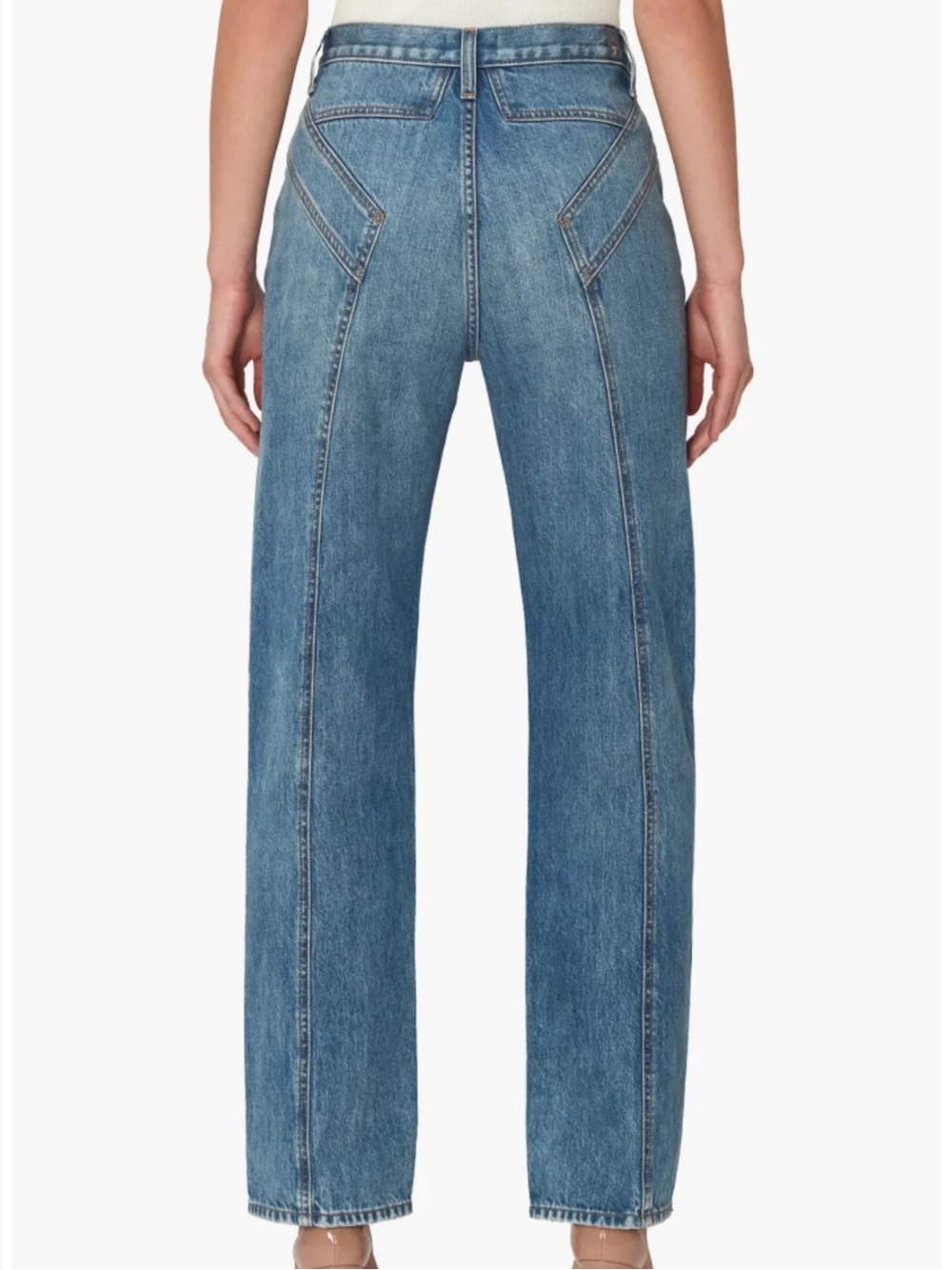 7 For All Mankind Star Panel Easy Straight Jeans